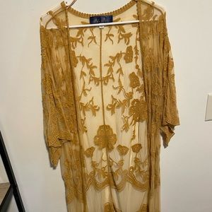 Francesca’s Yellow Kimono